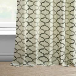 Cheap ⌛ Exclusive Fabrics Illusions Grommet Printed Cotton Curtain (1 Panel) Illusions Silver Grey 👍 -Exclusive Fabrics SHOP Exclusive Fabrics Illusions Grommet Printed Cotton Curtain 281 Panel29 4