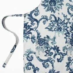Cheap ⭐ Exclusive Fabrics Indonesian Printed Cotton Apron - 27 X 34 Indonesian Blue ❤️ -Exclusive Fabrics SHOP Exclusive Fabrics Indonesian Printed Cotton Apron 4