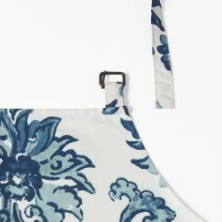 Cheap ⭐ Exclusive Fabrics Indonesian Printed Cotton Apron - 27 X 34 Indonesian Blue ❤️ -Exclusive Fabrics SHOP Exclusive Fabrics Indonesian Printed Cotton Apron 5