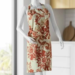 Cheap ⭐ Exclusive Fabrics Indonesian Printed Cotton Apron - 27 X 34 Indonesian Blue ❤️ -Exclusive Fabrics SHOP Exclusive Fabrics Indonesian Printed Cotton Apron 9