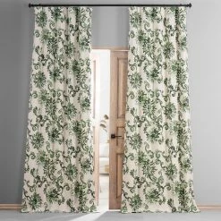 Best reviews of 🥰 Exclusive Fabrics Indonesian Printed Cotton Hotel Blackout Curtain (1 Panel) Indonesian Green 🧨 -Exclusive Fabrics SHOP Exclusive Fabrics Indonesian Printed Cotton Blackout Curtain Pair 282 Panels29 2