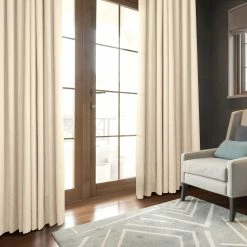Promo ✔️ Exclusive Fabrics Italian Faux Linen Grommet Curtain (1 Panel) Taupe Grey 🎁 -Exclusive Fabrics SHOP Exclusive Fabrics Italian Faux Linen Grommet Curtain 281 Panel29 12