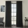 Cheap 🎁 Exclusive Fabrics Jet Black Blackout Curtain Panel Pair (2 Panels) 🎁 -Exclusive Fabrics SHOP Exclusive Fabrics Jet Black Blackout Curtain Panel Pair 1e0ed16d 131b 462d 8395 9d7071a8e234