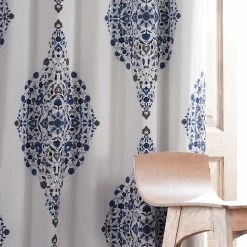 Top 10 ⌛ Exclusive Fabrics Kerala Printed Cotton Hotel Blackout Curtain (1 Panel) Kerala Blue ❤️ 17 Top 10 ⌛ Exclusive Fabrics Kerala Printed Cotton Hotel Blackout Curtain (1 Panel) Kerala Blue ❤️ -Exclusive Fabrics SHOP Exclusive Fabrics Kerala Printed Cotton Blackout Curtain Pair 282 Panels29 5