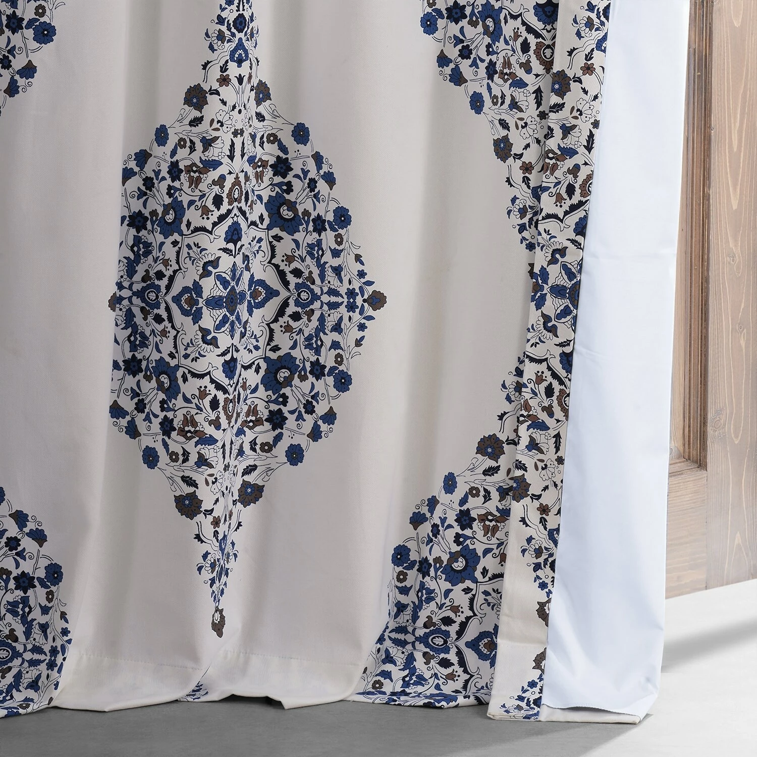 Top 10 ⌛ Exclusive Fabrics Kerala Printed Cotton Hotel Blackout Curtain (1 Panel) Kerala Blue ❤️ 9 Top 10 ⌛ Exclusive Fabrics Kerala Printed Cotton Hotel Blackout Curtain (1 Panel) Kerala Blue ❤️ - Image 7