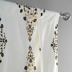 Best Sale 😉 Exclusive Fabrics Kerala Printed Cotton Tie-Up Window Shade - 46 X 63 Kerala Blue 🎉 -Exclusive Fabrics SHOP Exclusive Fabrics Kerala Printed Cotton Tie Up Window Shade 6