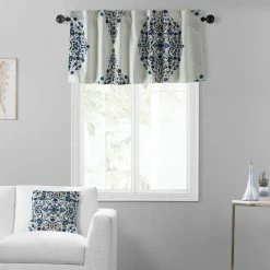 Best Pirce ✔️ Exclusive Fabrics Kerala Printed Cotton Window Valance - 50 X 19 Kerala Gold 🎁 -Exclusive Fabrics SHOP Exclusive Fabrics Kerala Printed Cotton Window Valance 2