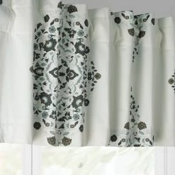 Best Pirce ✔️ Exclusive Fabrics Kerala Printed Cotton Window Valance - 50 X 19 Kerala Gold 🎁 -Exclusive Fabrics SHOP Exclusive Fabrics Kerala Printed Cotton Window Valance 5