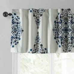 Best Pirce ✔️ Exclusive Fabrics Kerala Printed Cotton Window Valance - 50 X 19 Kerala Gold 🎁 -Exclusive Fabrics SHOP Exclusive Fabrics Kerala Printed Cotton Window Valance 8