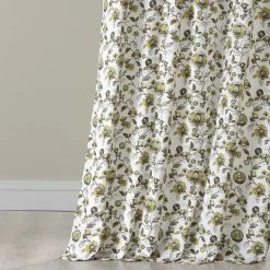 Discount 🌟 Exclusive Fabrics Madison Gold And Grey Digital Printed Cotton Twill Curtain (1 Panel) 🔥 -Exclusive Fabrics SHOP Exclusive Fabrics Madison Gold and Grey Digital Printed Cotton Twill Curtain 5