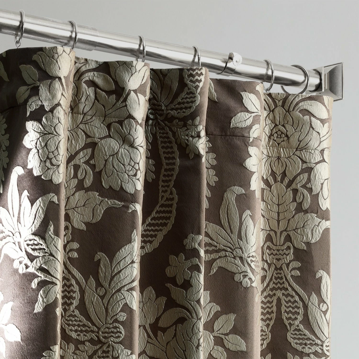 Buy ⭐ Exclusive Fabrics Magdelena Faux Silk Jacquard Curtain (1 Panel) Magdelena Blue/steel ✔️ 15 Buy ⭐ Exclusive Fabrics Magdelena Faux Silk Jacquard Curtain (1 Panel) Magdelena Blue/steel ✔️ - Image 13