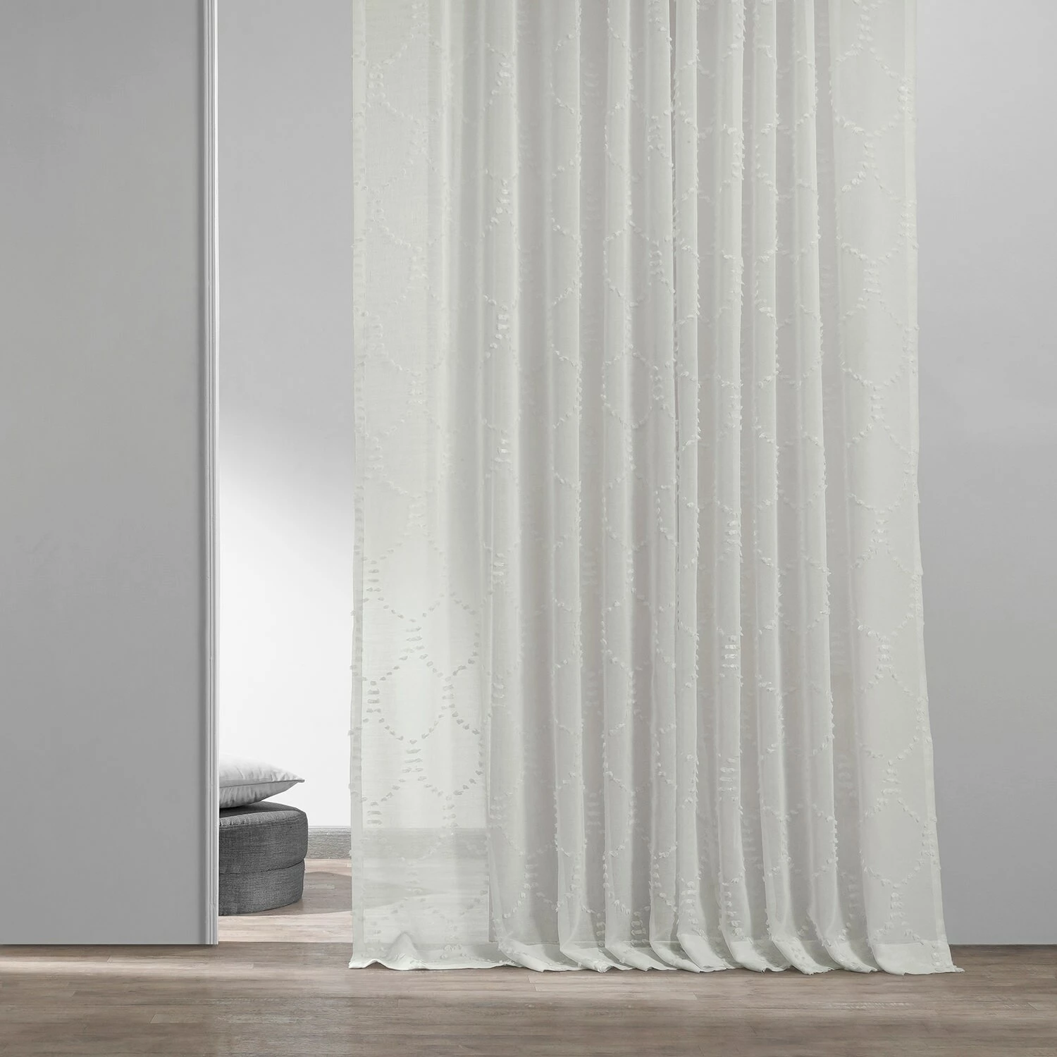 Top 10 ๐ Exclusive Fabrics Marseille Shell Patterned Linen Sheer Curtain (1 Panel) ๐ 4 Top 10 ๐ Exclusive Fabrics Marseille Shell Patterned Linen Sheer Curtain (1 Panel) ๐ - Image 2