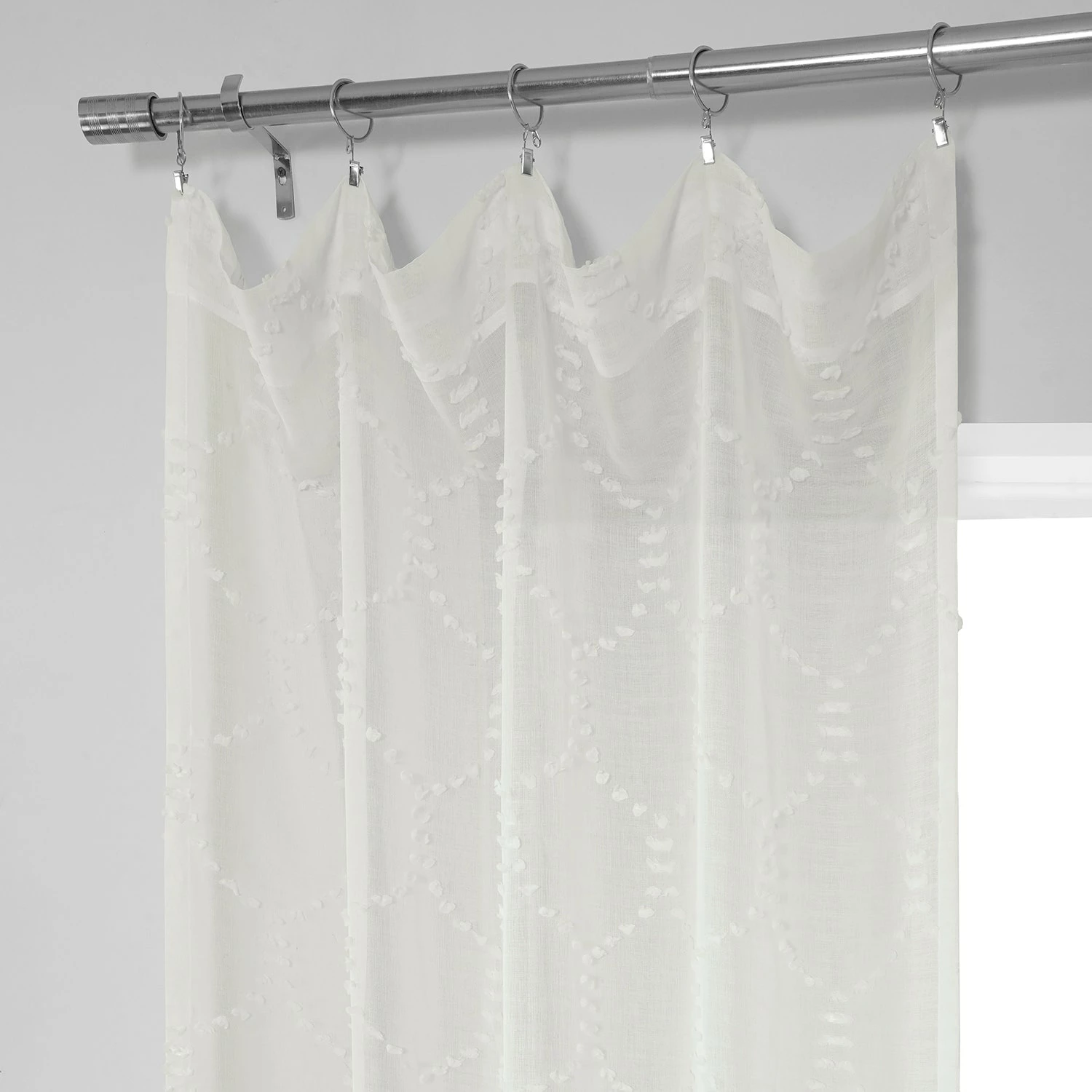 Top 10 ๐ Exclusive Fabrics Marseille Shell Patterned Linen Sheer Curtain (1 Panel) ๐ 6 Top 10 ๐ Exclusive Fabrics Marseille Shell Patterned Linen Sheer Curtain (1 Panel) ๐ - Image 4
