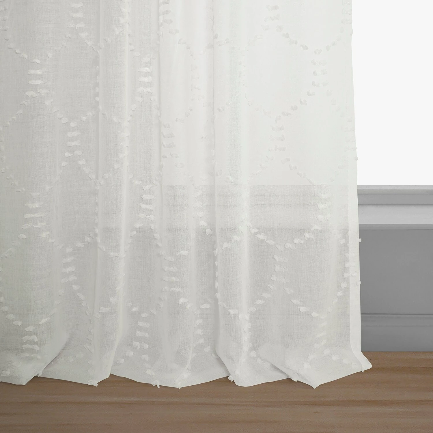 Top 10 ๐ Exclusive Fabrics Marseille Shell Patterned Linen Sheer Curtain (1 Panel) ๐ 8 Top 10 ๐ Exclusive Fabrics Marseille Shell Patterned Linen Sheer Curtain (1 Panel) ๐ - Image 6