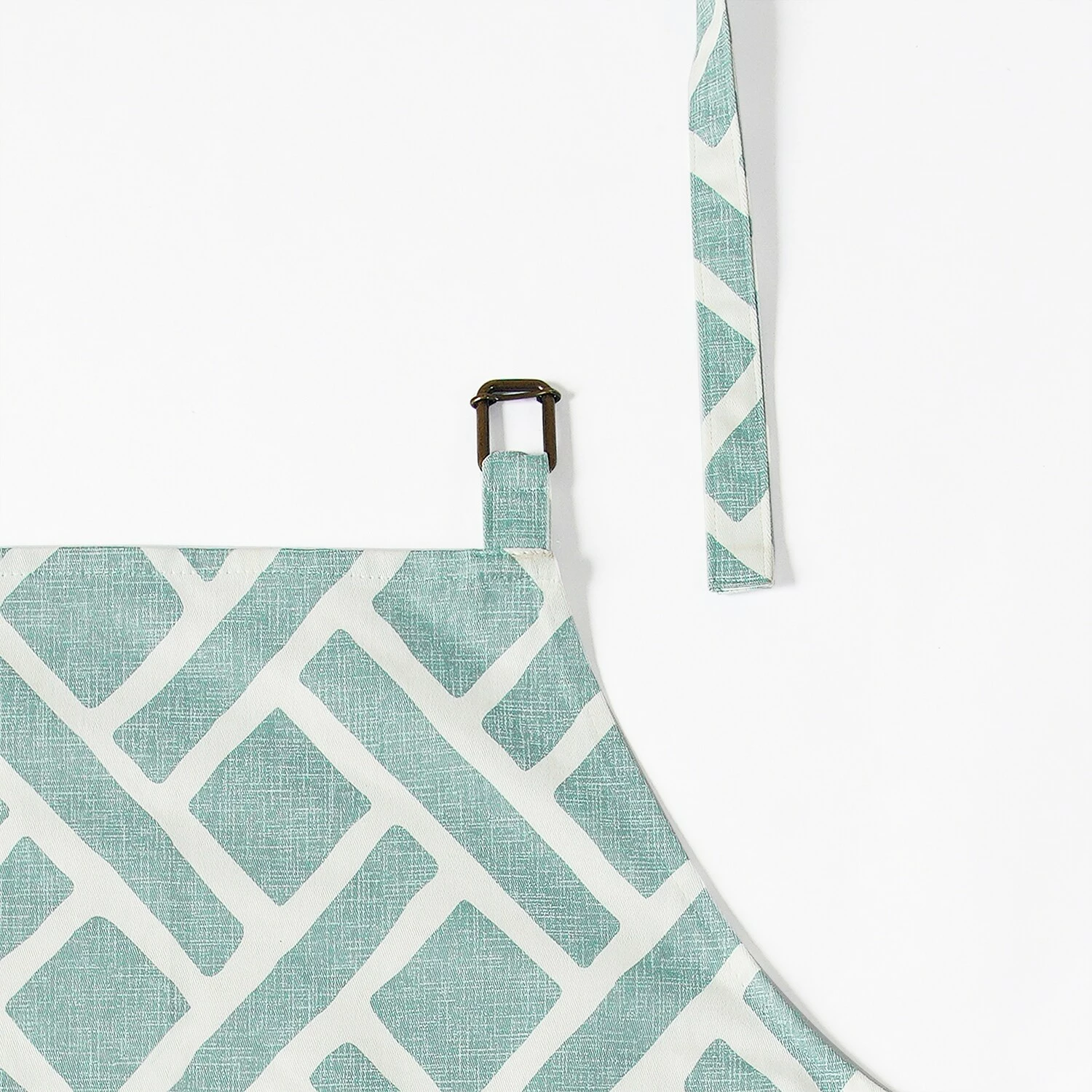 New 🥰 Exclusive Fabrics Martinique Printed Cotton Apron - 27 X 34 Martinique Blue 🎁 14 New 🥰 Exclusive Fabrics Martinique Printed Cotton Apron - 27 X 34 Martinique Blue 🎁 - Image 12