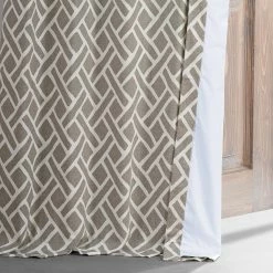 Top 10 🎁 Exclusive Fabrics Martinique Printed Cotton Hotel Blackout Curtain (1 Panel) Martinique Taupe ✨ -Exclusive Fabrics SHOP Exclusive Fabrics Martinique Printed Cotton Blackout Curtain Pair 282 Panels29 6