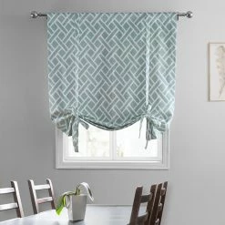 Outlet ๐ Exclusive Fabrics Martinique Printed Cotton Tie-Up Window Shade - 46 X 63 Martinique Aqua ๐ 22 Outlet ๐ Exclusive Fabrics Martinique Printed Cotton Tie-Up Window Shade - 46 X 63 Martinique Aqua ๐ -Exclusive Fabrics SHOP Exclusive Fabrics Martinique Printed Cotton Tie Up Window Shade 5