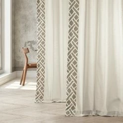Best reviews of 🥰 Exclusive Fabrics Martinique Solid Cotton Bordered Curtain (1 Panel) Martinique Taupe 😍 -Exclusive Fabrics SHOP Exclusive Fabrics Martinique Solid Cotton Bordered Curtain 281 Panel29 2