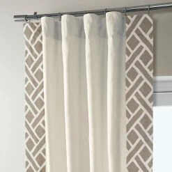 Best reviews of 🥰 Exclusive Fabrics Martinique Solid Cotton Bordered Curtain (1 Panel) Martinique Taupe 😍 -Exclusive Fabrics SHOP Exclusive Fabrics Martinique Solid Cotton Bordered Curtain 281 Panel29 3