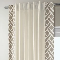 Best reviews of 🥰 Exclusive Fabrics Martinique Solid Cotton Bordered Curtain (1 Panel) Martinique Taupe 😍 -Exclusive Fabrics SHOP Exclusive Fabrics Martinique Solid Cotton Bordered Curtain 281 Panel29 5