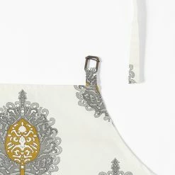 Discount 🎁 Exclusive Fabrics Mayan Printed Cotton Apron - 27 X 34 Mayan Gold ❤️ -Exclusive Fabrics SHOP Exclusive Fabrics Mayan Printed Cotton Apron 11