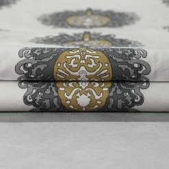 Promo 😀 Exclusive Fabrics Mayan Printed Cotton Hotel Blackout Curtain (1 Panel) Mayan Teal 🔥 -Exclusive Fabrics SHOP Exclusive Fabrics Mayan Printed Cotton Blackout Curtain Pair 282 Panels29 8