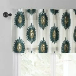 Best reviews of ✔️ Exclusive Fabrics Mayan Printed Cotton Window Valance - 50 X 19 Mayan Gold 🥰 -Exclusive Fabrics SHOP Exclusive Fabrics Mayan Printed Cotton Window Valance 3