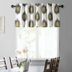 Best reviews of ✔️ Exclusive Fabrics Mayan Printed Cotton Window Valance - 50 X 19 Mayan Gold 🥰 -Exclusive Fabrics SHOP Exclusive Fabrics Mayan Printed Cotton Window Valance 6