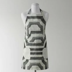 Hot Sale 🎉 Exclusive Fabrics Mecca Printed Cotton Apron - 27 X 34 Mecca Brown ⭐ -Exclusive Fabrics SHOP Exclusive Fabrics Mecca Printed Cotton Apron 14