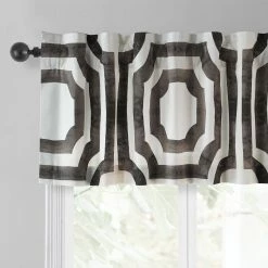 Best deal 🥰 Exclusive Fabrics Mecca Printed Cotton Window Valance - 50 X 19 Mecca Brown 🛒 -Exclusive Fabrics SHOP Exclusive Fabrics Mecca Printed Cotton Window Valance 9