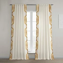 Best Pirce 👏 Exclusive Fabrics Mecca Solid Cotton Bordered Curtain (1 Panel) Mecca Grey 😀 20 Best Pirce 👏 Exclusive Fabrics Mecca Solid Cotton Bordered Curtain (1 Panel) Mecca Grey 😀 -Exclusive Fabrics SHOP Exclusive Fabrics Mecca Solid Cotton Bordered Curtain 281 Panel29 3