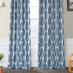 Brand new 😍 Exclusive Fabrics Medallion Blue Room Darkening Curtain Panel Pair (2 Panels) 🛒 17 Brand new 😍 Exclusive Fabrics Medallion Blue Room Darkening Curtain Panel Pair (2 Panels) 🛒 -Exclusive Fabrics SHOP Exclusive Fabrics Medallion Blue Blackout Curtain Panel Pair 385292b8 2127 4c5e 9066 cae3ac90f80a