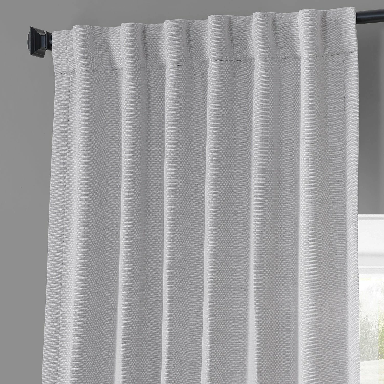 New 💯 Exclusive Fabrics Monochromatic Faux Linen Room Darkening Curtain Pair (2 Panels) Chicago Grey 😉 14 New 💯 Exclusive Fabrics Monochromatic Faux Linen Room Darkening Curtain Pair (2 Panels) Chicago Grey 😉 - Image 12