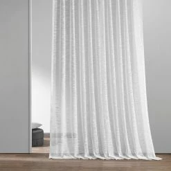 Brand new 🛒 Exclusive Fabrics Open Weave Linen Sheer Curtain (1 Panel) White ⌛ -Exclusive Fabrics SHOP Exclusive Fabrics Open Weave Linen Sheer Curtain 281 Panel29 10