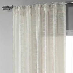 Brand new 🛒 Exclusive Fabrics Open Weave Linen Sheer Curtain (1 Panel) White ⌛ -Exclusive Fabrics SHOP Exclusive Fabrics Open Weave Linen Sheer Curtain 281 Panel29 5