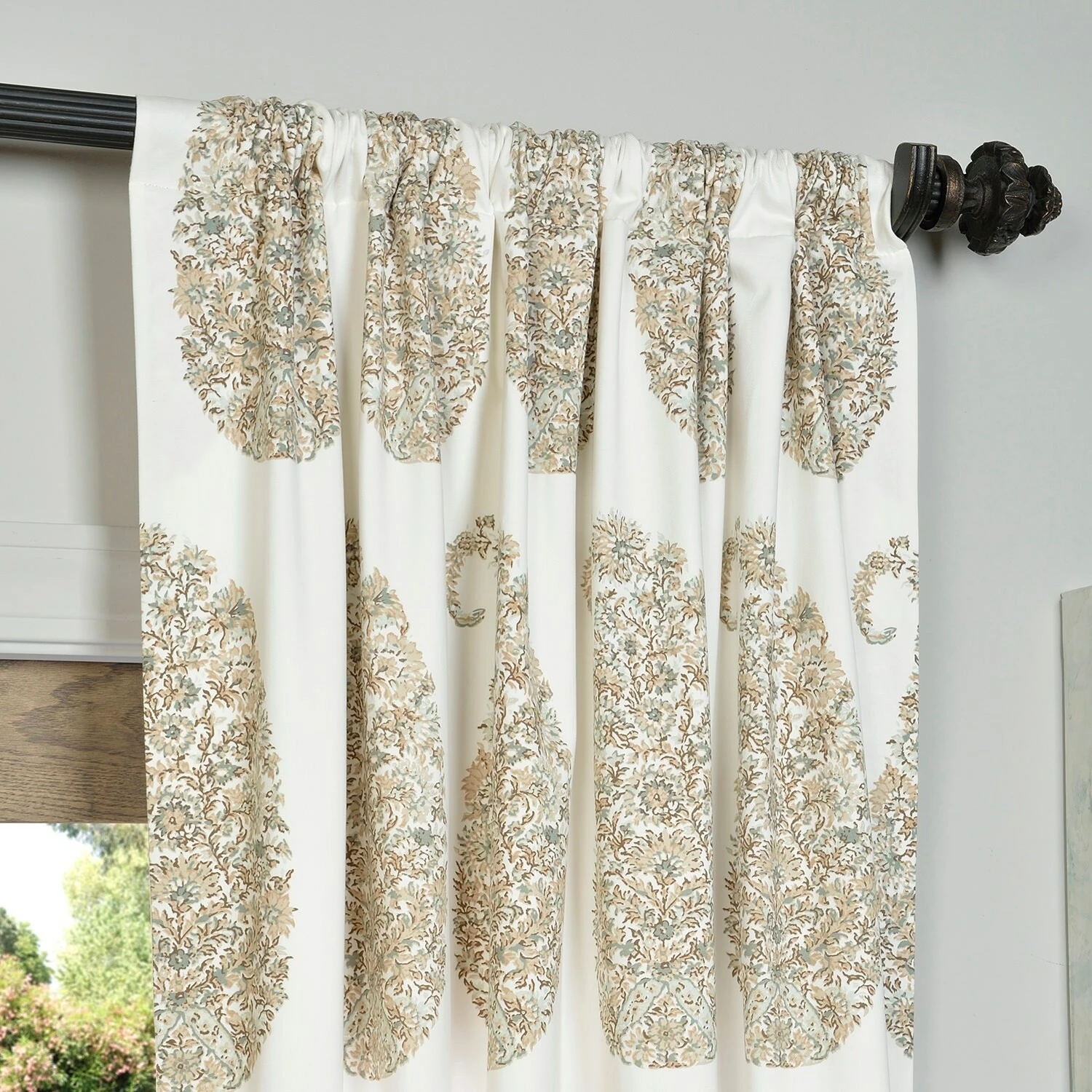 Wholesale 🛒 Exclusive Fabrics Paisley Park Printed Cotton Twill Curtain (1 Panel) Paisley Park Blue 👏 16 Wholesale 🛒 Exclusive Fabrics Paisley Park Printed Cotton Twill Curtain (1 Panel) Paisley Park Blue 👏 - Image 14