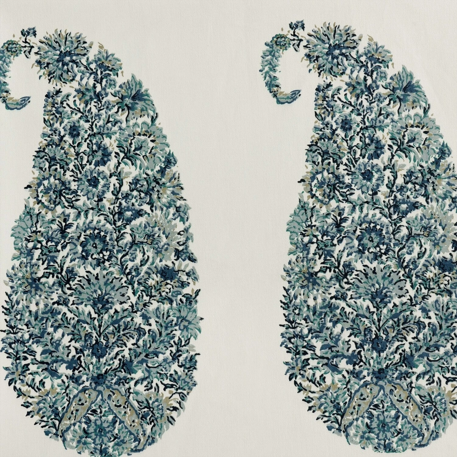 Wholesale 🛒 Exclusive Fabrics Paisley Park Printed Cotton Twill Curtain (1 Panel) Paisley Park Blue 👏 11 Wholesale 🛒 Exclusive Fabrics Paisley Park Printed Cotton Twill Curtain (1 Panel) Paisley Park Blue 👏 - Image 9