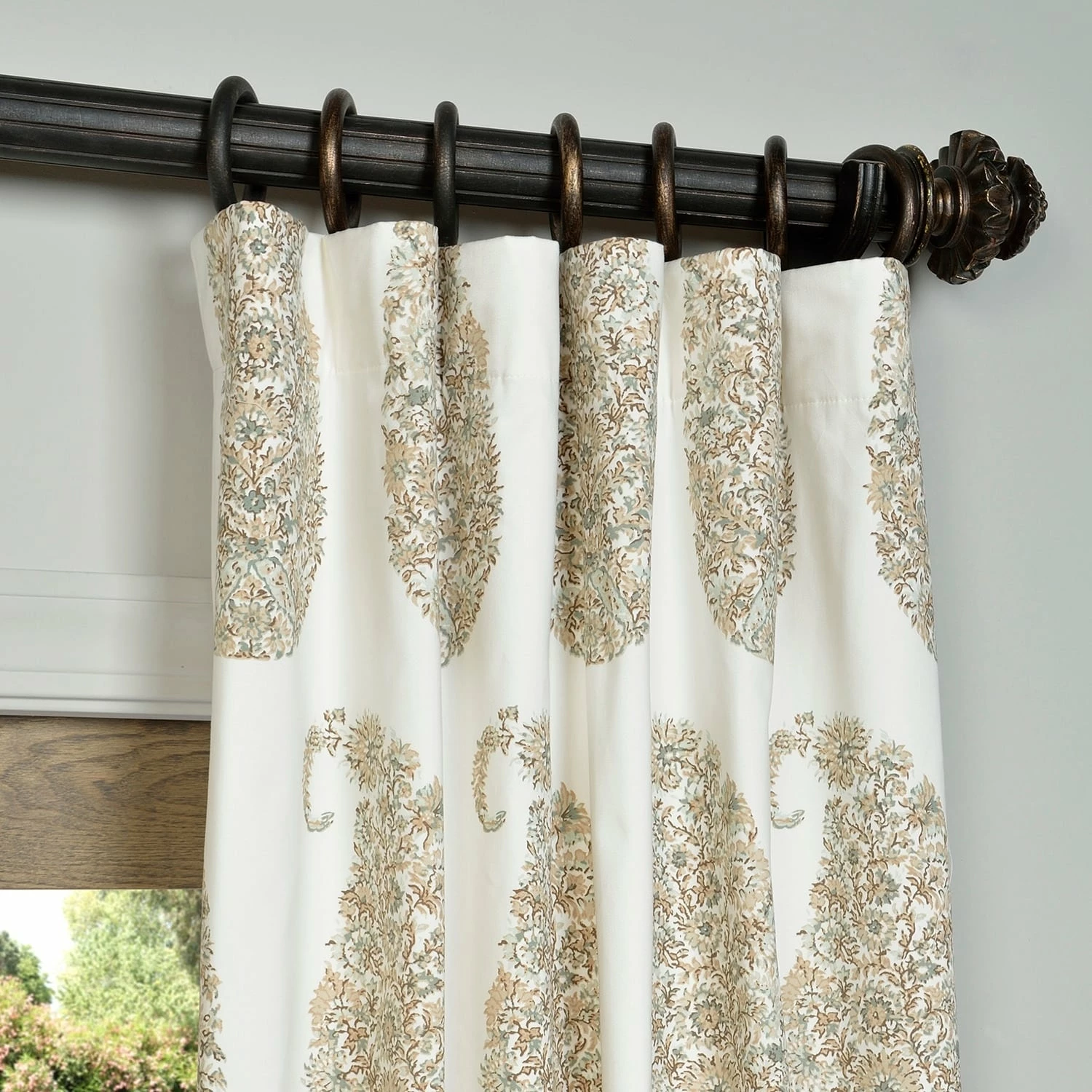 Wholesale 🛒 Exclusive Fabrics Paisley Park Printed Cotton Twill Curtain (1 Panel) Paisley Park Blue 👏 15 Wholesale 🛒 Exclusive Fabrics Paisley Park Printed Cotton Twill Curtain (1 Panel) Paisley Park Blue 👏 - Image 13