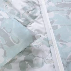 Brand new 🌟 Exclusive Fabrics Pale Elm Cotton Percale Printed Reversible Duvet Cover Set 😍 -Exclusive Fabrics SHOP Exclusive Fabrics Pale Elm Cotton Percale Printed Reversible Duvet Cover Set 4