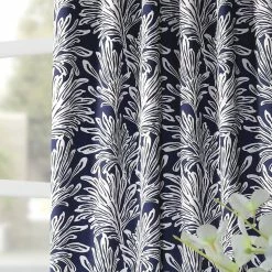 Buy 😍 Exclusive Fabrics Palm Room Darkening Curtain Panel Pair Flora Navy 🤩 25 Buy 😍 Exclusive Fabrics Palm Room Darkening Curtain Panel Pair Flora Navy 🤩 -Exclusive Fabrics SHOP Exclusive Fabrics Palm Blackout Curtain Panel Pair 27473da3 b0c2 4d60 92fb c83e6f44be8a