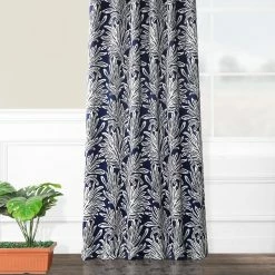 Buy 😍 Exclusive Fabrics Palm Room Darkening Curtain Panel Pair Flora Navy 🤩 21 Buy 😍 Exclusive Fabrics Palm Room Darkening Curtain Panel Pair Flora Navy 🤩 -Exclusive Fabrics SHOP Exclusive Fabrics Palm Blackout Curtain Panel Pair 5088598d acd2 416e a69a e7b6ffd46aa0