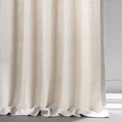 Best deal 👏 Exclusive Fabrics Pebble Weave Faux Linen Curtain (1 Panel) Nightshade Grey 🛒 -Exclusive Fabrics SHOP Exclusive Fabrics Pebble Weave Faux Linen Curtain 10