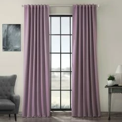 Cheap 🛒 Exclusive Fabrics Purple Rain Blackout Curtain Panel Pair (2 Panels) 🔥