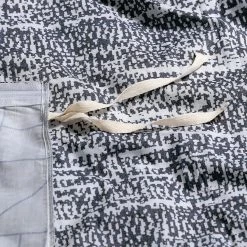 Best Pirce 🛒 Exclusive Fabrics Rave Blue Cotton Percale Printed Reversible Duvet Cover Set 💯 -Exclusive Fabrics SHOP Exclusive Fabrics Rave Blue Cotton Percale Printed Reversible Duvet Cover Set 5