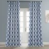 Top 10 ✨ Exclusive Fabrics Rhombus Blackout Room Darkening Curtain Panel Pair (2 Panels) Rhombus Night Blue ✨ -Exclusive Fabrics SHOP Exclusive Fabrics Rhombus Blackout Room Darkening Curtain Panel Pair