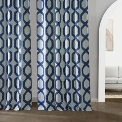 Top 10 ✨ Exclusive Fabrics Rhombus Blackout Room Darkening Curtain Panel Pair (2 Panels) Rhombus Night Blue ✨ 14 Top 10 ✨ Exclusive Fabrics Rhombus Blackout Room Darkening Curtain Panel Pair (2 Panels) Rhombus Night Blue ✨ -Exclusive Fabrics SHOP Exclusive Fabrics Rhombus Blackout Room Darkening Curtain Panel Pair 3