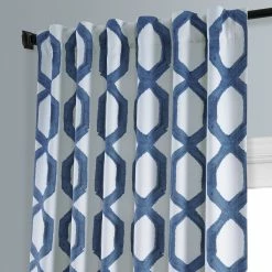 Top 10 ✨ Exclusive Fabrics Rhombus Blackout Room Darkening Curtain Panel Pair (2 Panels) Rhombus Night Blue ✨ 17 Top 10 ✨ Exclusive Fabrics Rhombus Blackout Room Darkening Curtain Panel Pair (2 Panels) Rhombus Night Blue ✨ -Exclusive Fabrics SHOP Exclusive Fabrics Rhombus Blackout Room Darkening Curtain Panel Pair 6