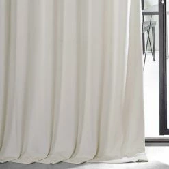 Brand new ⌛ Exclusive Fabrics Royal Lux Velvet Curtain (1 Panel) Lucky Green ✨ -Exclusive Fabrics SHOP Exclusive Fabrics Royal Lux Velvet Curtain 12