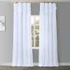 Best reviews of 🌟 Exclusive Fabrics Ex. Fabrics Ruched Textured Faux Dupioni Silk Curtain (1 Panel) Ice 🎉