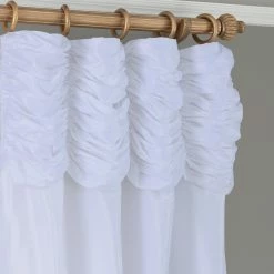 Best reviews of 🌟 Exclusive Fabrics Ex. Fabrics Ruched Textured Faux Dupioni Silk Curtain (1 Panel) Ice 🎉 -Exclusive Fabrics SHOP Exclusive Fabrics Ruched Vintage Textured Faux Dupioni Silk Curtain 281 Panel29 2
